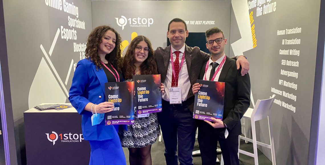 1Stop Translations at ICE London 2022