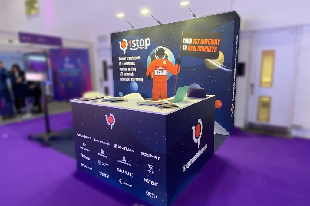 Sigma Europe 2022: towards new markets! The presentation at ICE London 2023 of 1STY, was a great success - 1Stop Translations