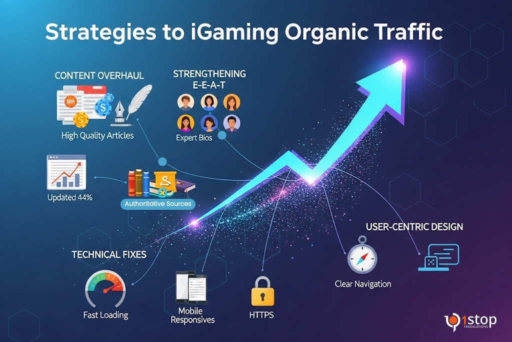 Recovery Strategies for iGaming Organic Traffic - 1Stop Translations