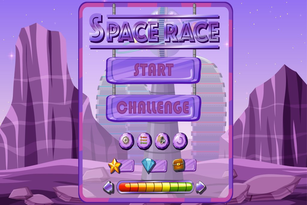 Mobile game UI screen showcasing button containers and layout elements assessed during LQA testing.